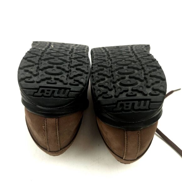 MBT Casual 02 Shoes Leather Lace-Up Comfort Size 7.5 Toning Brown Womens - Picture 9 of 9